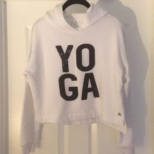 Cropped hoodie by Alo